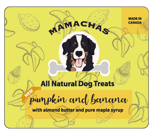 Pumpkin and Banana with almond butter and pure maple syrup